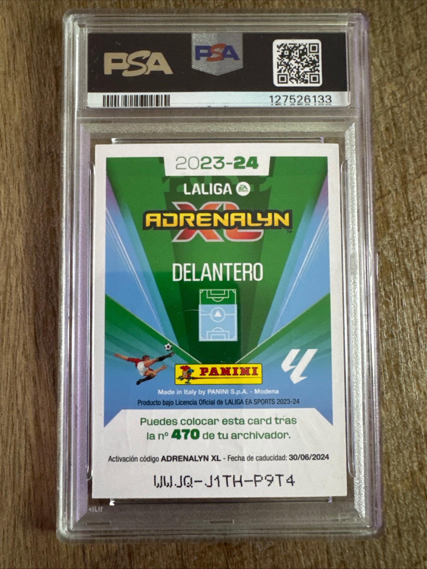 23-24 LIONEL MESSI / CHRISTIANO RONALDO PANINI ADRENALYN XL DREAM BOX UNICA PSA10